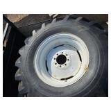 1 Tractor Tire & Rim - 18.4-26