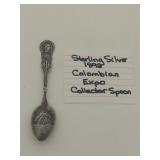 Sterling silver 1892 Col Expo collector Spoon