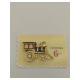 Avon toy train pin in original packing