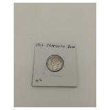 1916 Mercury dime