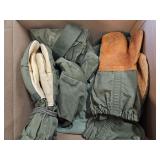 Misc Military gear - gloves bags etc