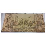 1930s MIDDLE EASTERN TAPESTRY OF MARKET SCENE 1930s MIDDLE EASTERN TAPESTRY OF MARKET SCENE