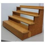 SOLID WOOD DISPLAY STAND