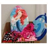 MINNIE & BARBIE SWIMSUITS & ARIEL FLOAT MINNIE & BARBIE SWIMSUITS & ARIEL FLOAT