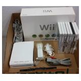 Wii GAME CONSOLE, CONTROLLER & GAMES