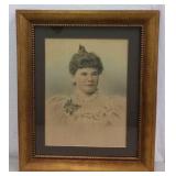 VINTAGE HAND TINTED PORTRAIT VINTAGE HAND TINTED PORTRAIT