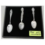 STERLING SILVER SOUVENIR SPOONS STERLING SILVER SOUVENIR SPOONS