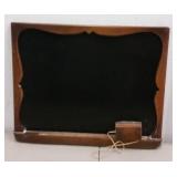 WOOD FRAMED COLONIAL STYLE CHALKBOARD