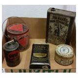 PETROLIANA - VINTAGE OIL & GREASE TINS