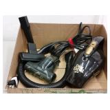 DIRT DEVIL SCORPIO PORTABLE VACUUM W/ ATTACHMENTS