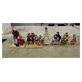 6 Hand Made Poland Dolls