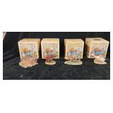 4 Scmid Lowell Davis Figurines