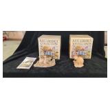 2 NIB Schmid Lowell Davis Figurines