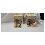 2 Schmid Lowell Davis Figurines