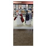 2 Decorative Snowmen
