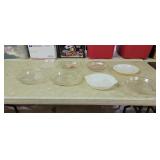 Fire King, Pyrex and Glass Bake Pie Dishes