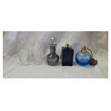 5 Vintage Perfume Bottles