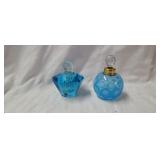 Fenton and Irice Perfume Bottles