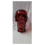 Red Glass Skull