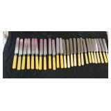26 Bakelite Handled Knives