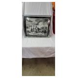 Civil War Print in Chrome Frame