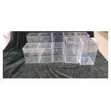 10 Plastic Display Cases