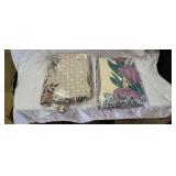 2 New in Plastic Throw Blankets