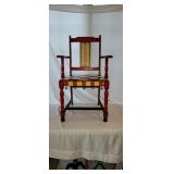Hand Painted Wood Side Chair