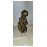 Girl with Butterfly Sculpture