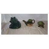 Frog and Turtle Yard Art