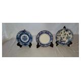Decorative Blue & White Plates