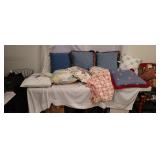 Decorative Throw Pillows and Throw Blanket