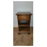 Signed Dark Maple Night Stand