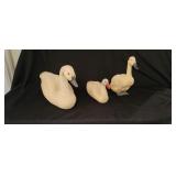 Swan and Duck Statues