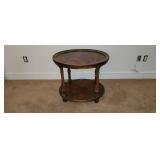 Burled Hekman End Table