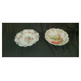 2 Hand Painted Bowls