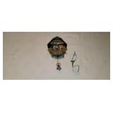 German Wooden Chalet Clock