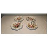 4 Made in Italy Decorative Plates