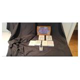 Porcelain Quilts, Artwork, Needlepoint Tray