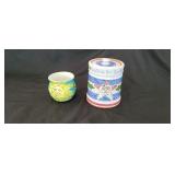 Odell Pottery Santa Cookie Jar, Pottery Planter