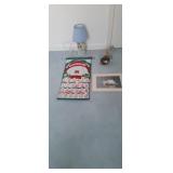 Porcelain Figural Lamp and Collectibles