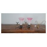 2 Hummingbird Lamps