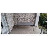 Iron Patio Bench