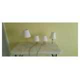 4 Crystal Lamps