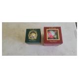2 Waterford Christmas Ornaments