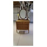 Antique Oak Dresser with Mirror