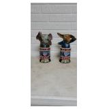 2 Vintage Political Jim Beam Decanters