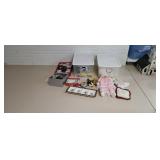 2 Storage Totes with Christmas Decorations