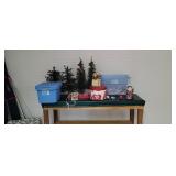 3 Storage Totes with Christmas Decorations