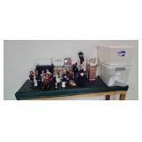 2 Storage Totes with Christmas Carolers